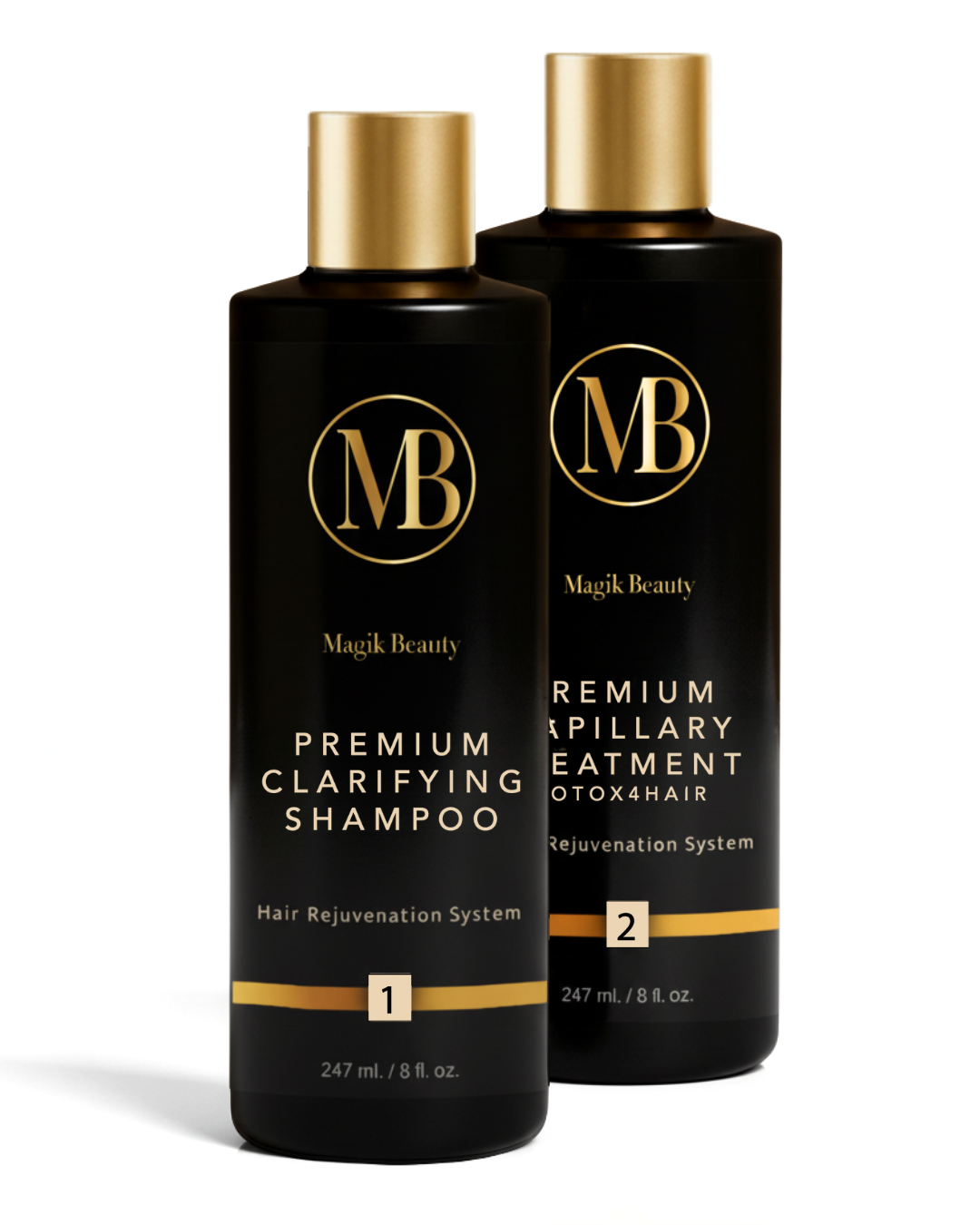 Premium Duo Clarifying Shampoo and BTX4HAIR Capillary treatment