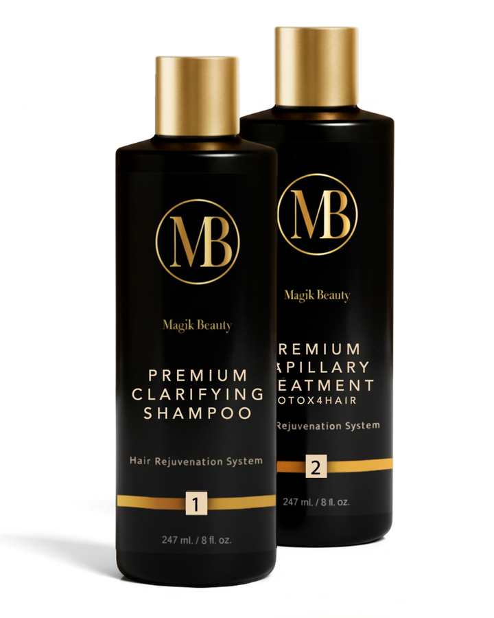Premium Duo Clarifying Shampoo and BTX4HAIR Capillary treatment