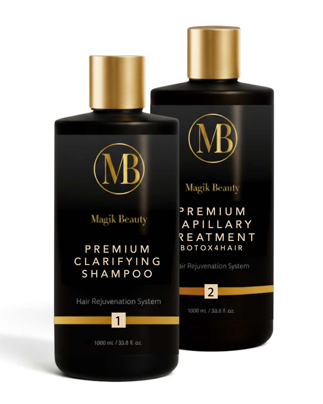 Premium Duo Clarifying Shampoo and BTX4HAIR Capillary treatment