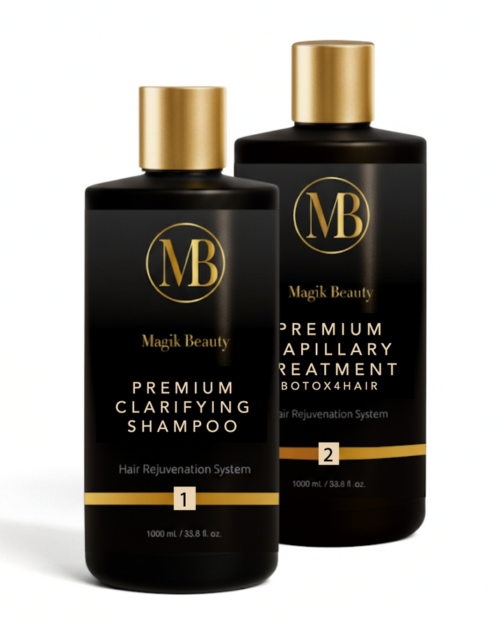 Premium Duo Clarifying Shampoo and BTX4HAIR Capillary treatment