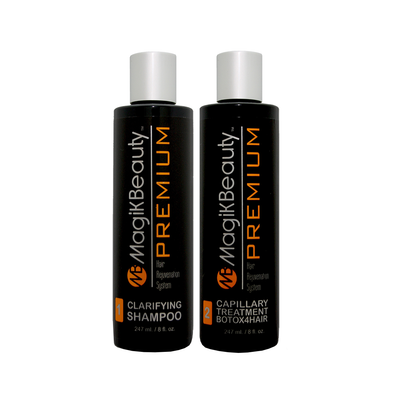 Premium Duo Clarifying Shampoo and BTX4HAIR Capillary treatment